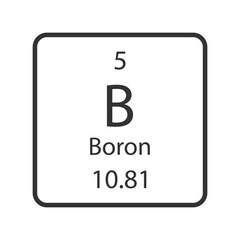 Boron Element Periodic Table