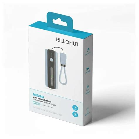 RILLOHUT™ Power Bank with LED Torch – 5000mAh (For Type-C phones ...