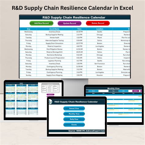 Product Launch Calendar in Excel - Next Gen Templates