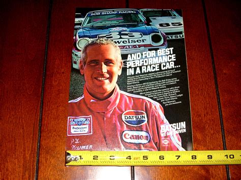 DATSUN 280ZX PAUL NEWMAN BOB SHARP RACE CAR ORIGINAL 1980 AD | eBay