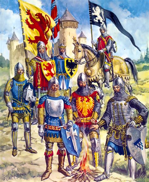 German Knights 14th Century Medieval World, Medieval Knight, Medieval Period, Medieval Times ...