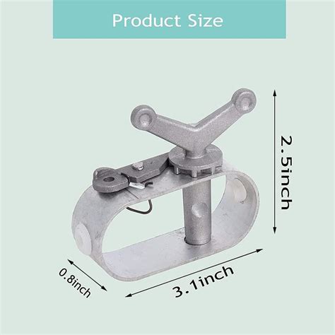 Buy Homtoozhii Swimming Pool Cover Wire Rope Winch Aluminum Alloy ...