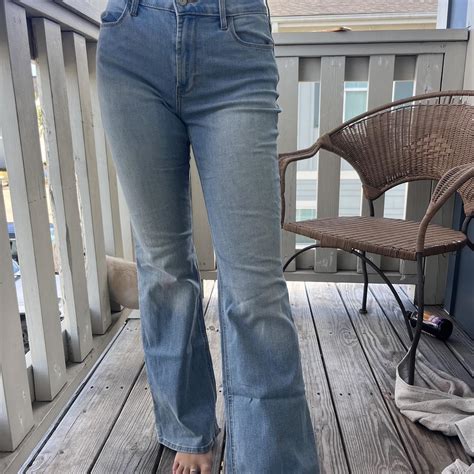 old navy boot cut jeans! Super stretchy material and... - Depop
