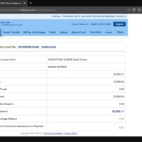 [Resolved] HDFC Bank — 10,000 rupees putting on hold