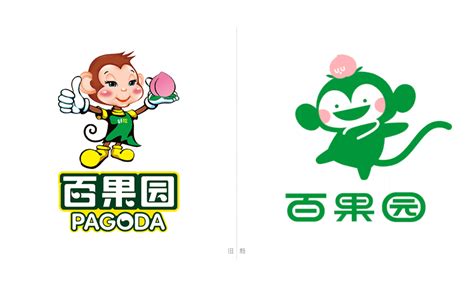“百果园”水果连锁品牌更换新LOGO_深圳VI设计-全力设计
