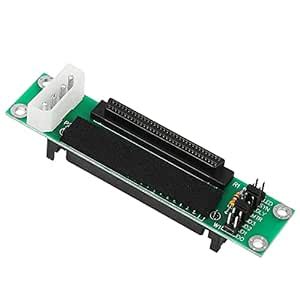 SinLoon SCA 80 Pin to 68 SCSI Adapter - SCSI 68 Female to 80 Pin Male ...