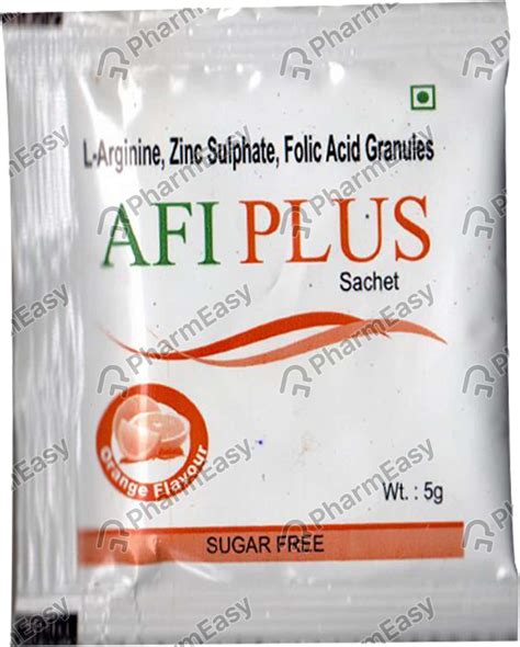 Buy Afi Plus Sachet Of 5gm Oral Powder Online & Save Up to 24% at PharmEasy