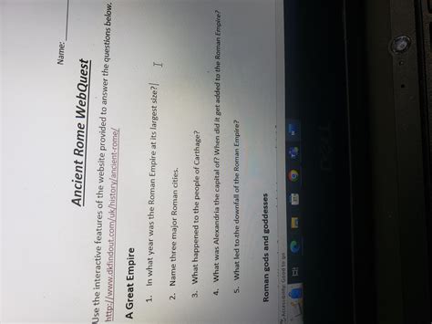 What is the answers for 1 through 5 - brainly.com