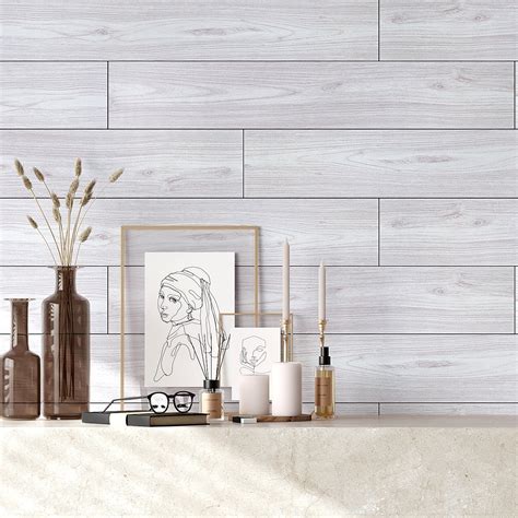 VEELIKE Coastal White Wood Vinyl Plank Flooring 6''x36'' – Veelike