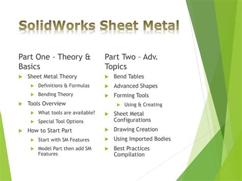 SolidWorks Sheet Metal Tutorial 的图像结果