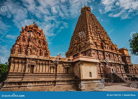 Tanjore Big Temple or Brihadeshwara Temple Was Built by King Raja Raja Cholan in Thanjavur ...