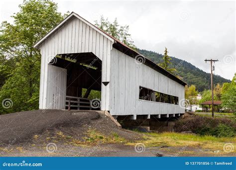 Horse Creek Covered Bridge Editorial Image | CartoonDealer.com #137701900