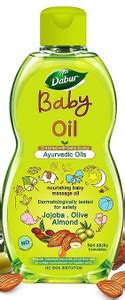 Dabur Baby Oil 200ml with Ayurvedic nourishing baby massage oil - Buy ...