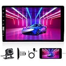 Buy CAMECHO Single Din Car Stereo with Bluetooth 9 Inch Touch Screen ...
