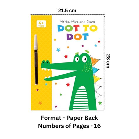 Dot to Dot - Write, Wipe and Clean Book — pegasusforkids