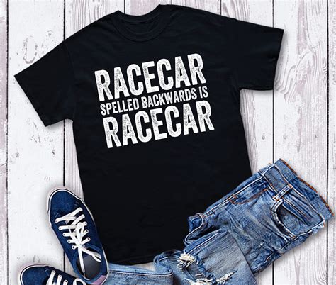 Racecar Spelled Backwards is Racecar Shirt for Men | Mechanic Shirts ...