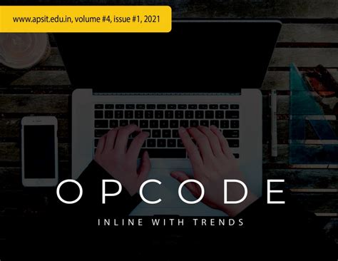 OPCODE ISSUE 4 | APSIT