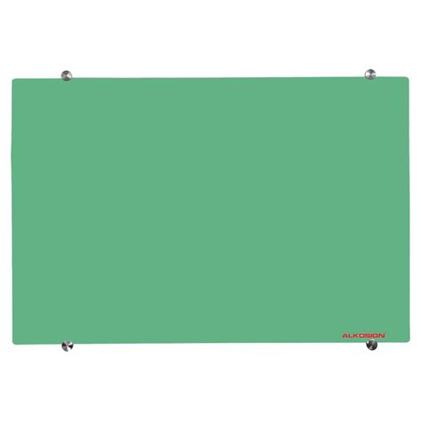 ALKOSIGN Frameless Glass Board - Mint Green (2 x 3 Feet)| Writing Glass ...