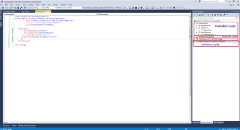 Make First Xamarin App Visual Studio 的图像结果