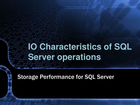 SQL Server Storage 的图像结果