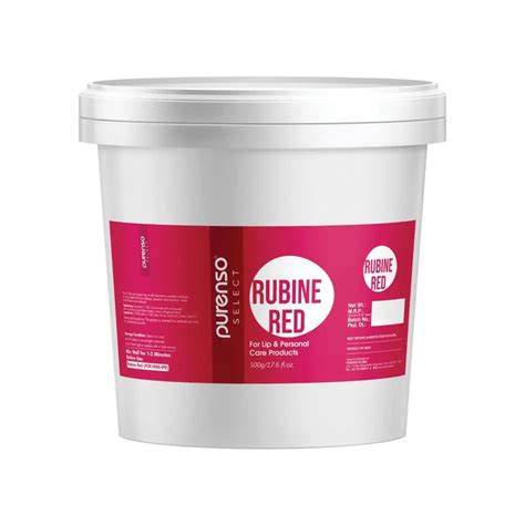 Buy Online - Rubine Red (For Lip & Personal Care Products) - Purenso Select
