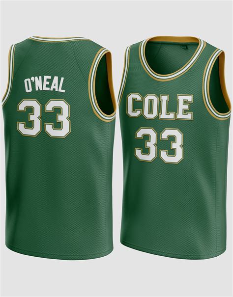 Shaquille O’Neal #33 Cole High School Jersey – 99Jersey®: Your Ultimate ...