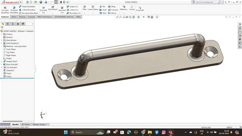 Image result for Solid Work Handle Wave Design