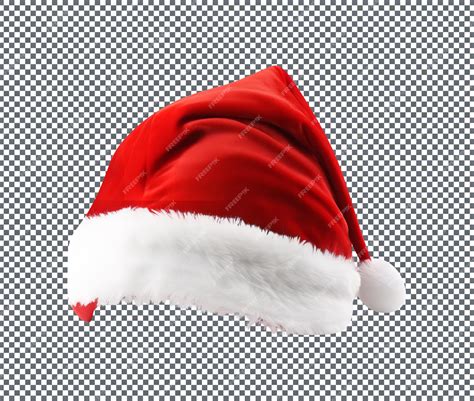 Premium PSD | Santa hat isolated on transparent background