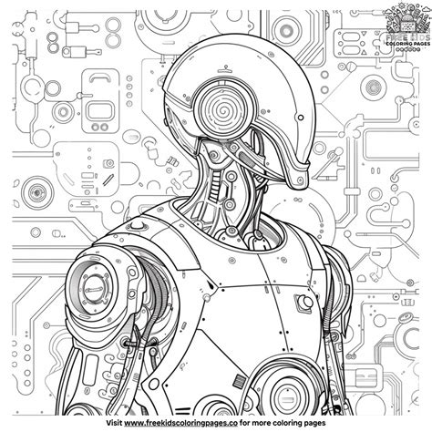 Image result for Cool Robot Coloring Pages