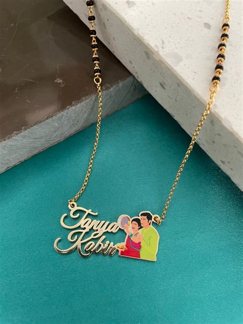 Buy Name Mangalsutra | Fancy Naam Wale Short Mangalsutra Designs ...