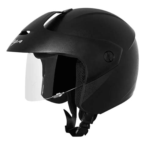 Vega Ridge With Peak Black Helmet | Shop Helmets at BIKERSTORE.IN ...