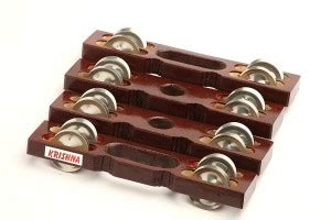 Rjmusictraders Wooden Pair of Kartal Hand-Cymbals Indian Musical ...