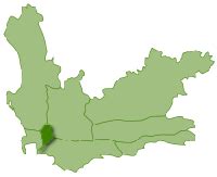 Map of Cape Winelands - Cape Winelands map, South Africa