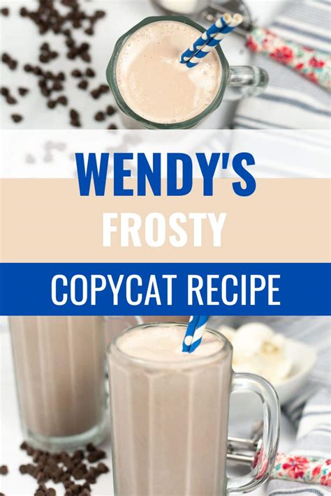 Wendy's Frosty Recipe