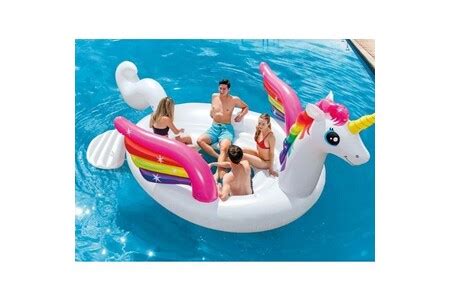 Aire de jeu gonflable Intex Île géante gonflable Licorne | Darty