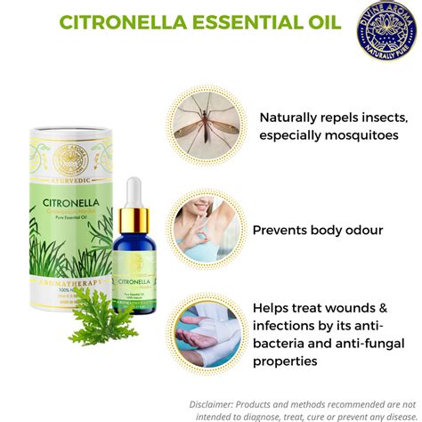 Citronella | For repelling insects, Skin, Hair, eliminating odours ...
