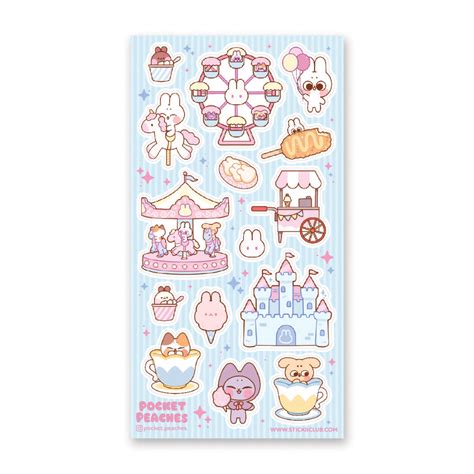 Carnival Cuties Sticker Sheet – STICKII