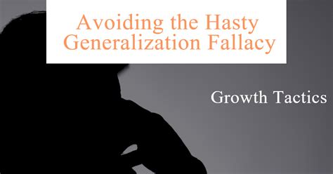 Examples of Hasty Generalization Fallacy 的图像结果