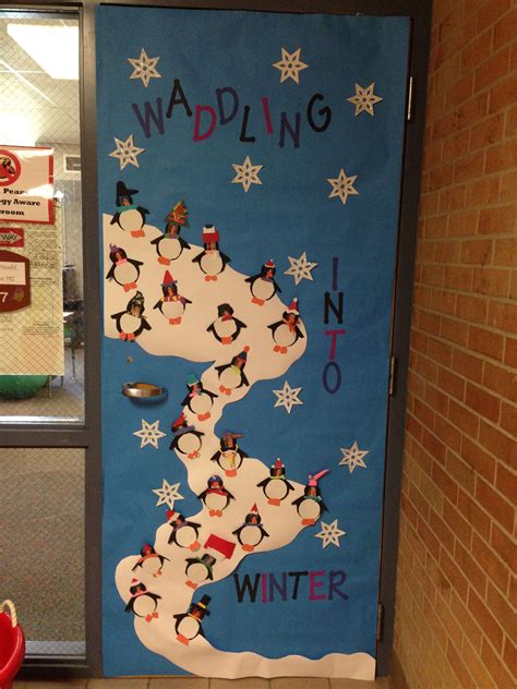 Winter Door Decoration Ideas for Classroom