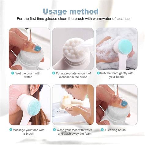2 in 1 Face Scrubber Electric Facial Cleanser Massager | SupermartONwheels