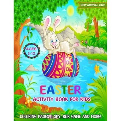 Buy Easter Activity Book For Kids: Over 70 Super Cute Easter Coloring ...
