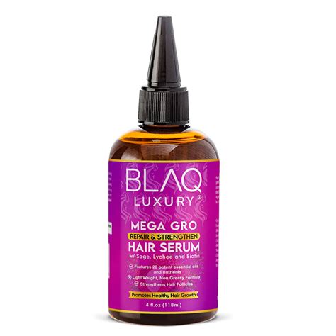 Blaq Luxury Mega Gro Hair Serum, 4 Oz. - Walmart.com