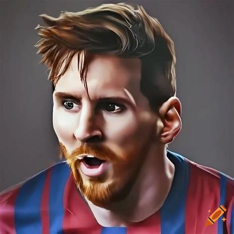 Realistic picture of lionel messi on Craiyon