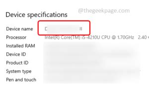 Image result for Device Name of Computer