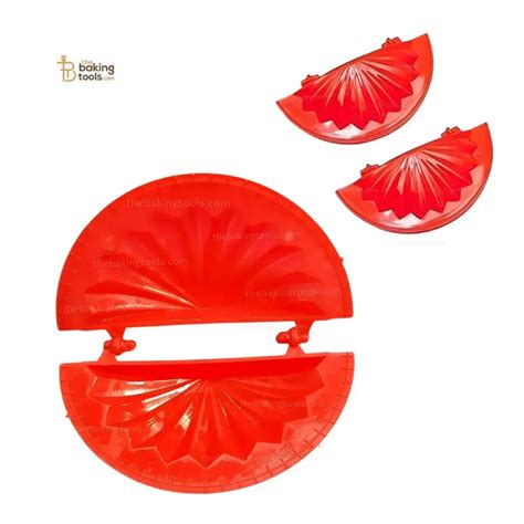 Plastic Gujiya Mould Karanji Ghughra Maker Karjikayi Sacha Mold