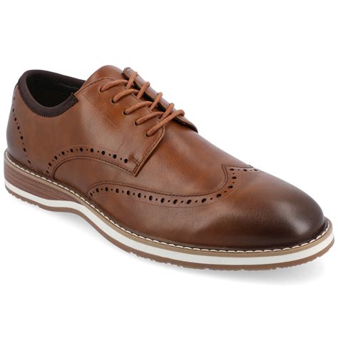 Vance. Co Ozzy Wingtip Tru Comfort Foam Hybrid Dress Shoe - Walmart.com