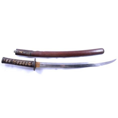 Lot 157 - Japanese short sword,