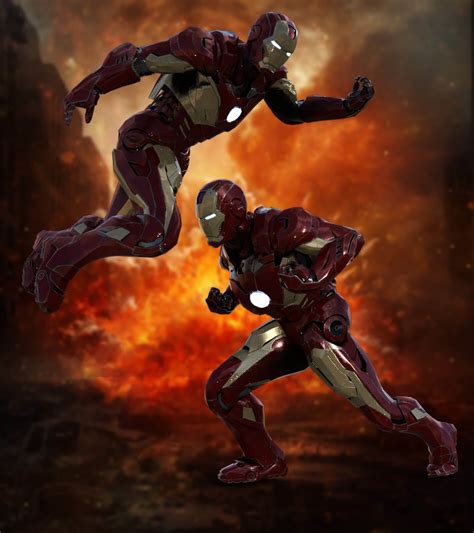 Iron Man - Pose Pack Daz Content by Axe Maker