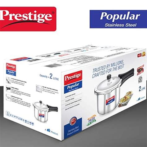 Prestige Svachh Aluminium Outer Lid Pressure Cooker 2L - Buildhub