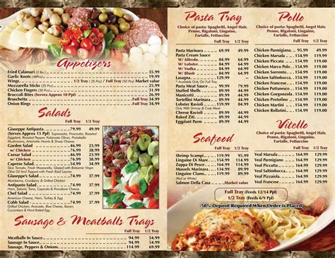 Catering - Giuseppe's Pizzeria & Italian Ristorante | Skippack, Pa